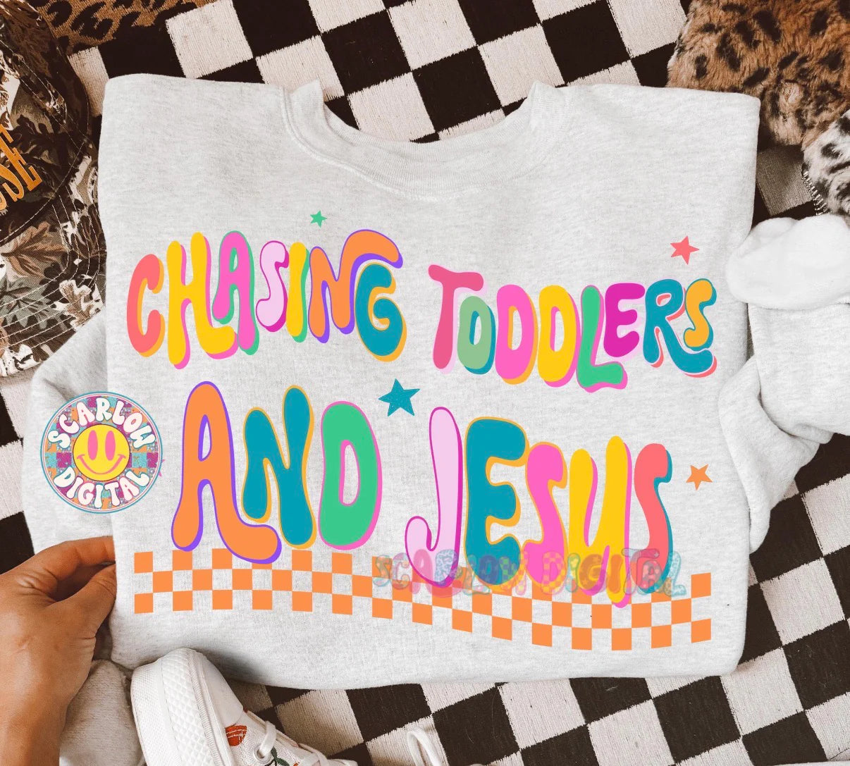 Chasing toddlers + Jesus