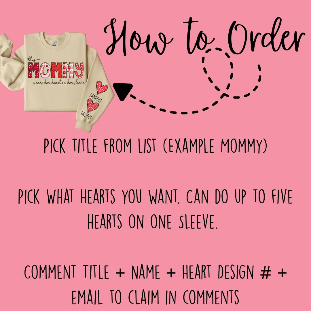 Heart on Her Sleeve Custom