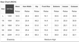 Black Plus Elastic Pants