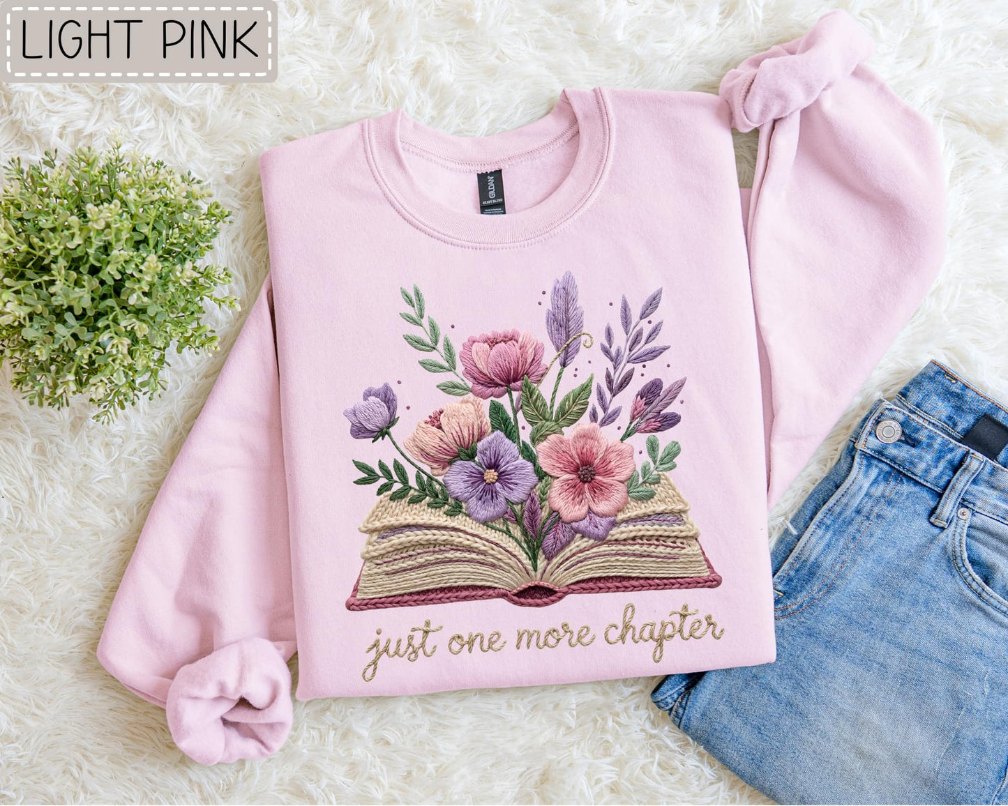 Floral Just One More Chapter Tee