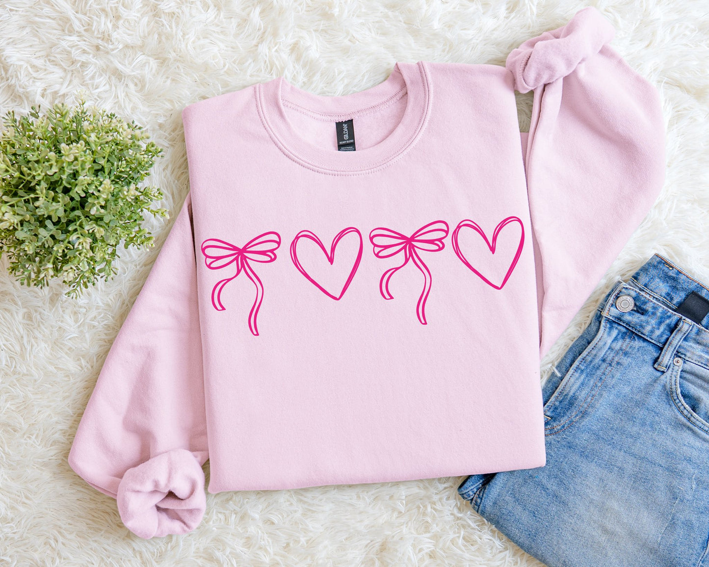 Coquette Hearts and Bows Tee