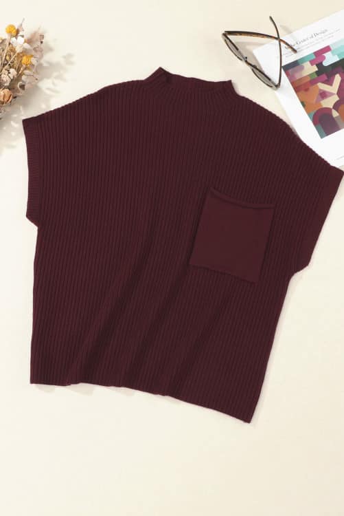 Ribbed Knit Sweater Outfit