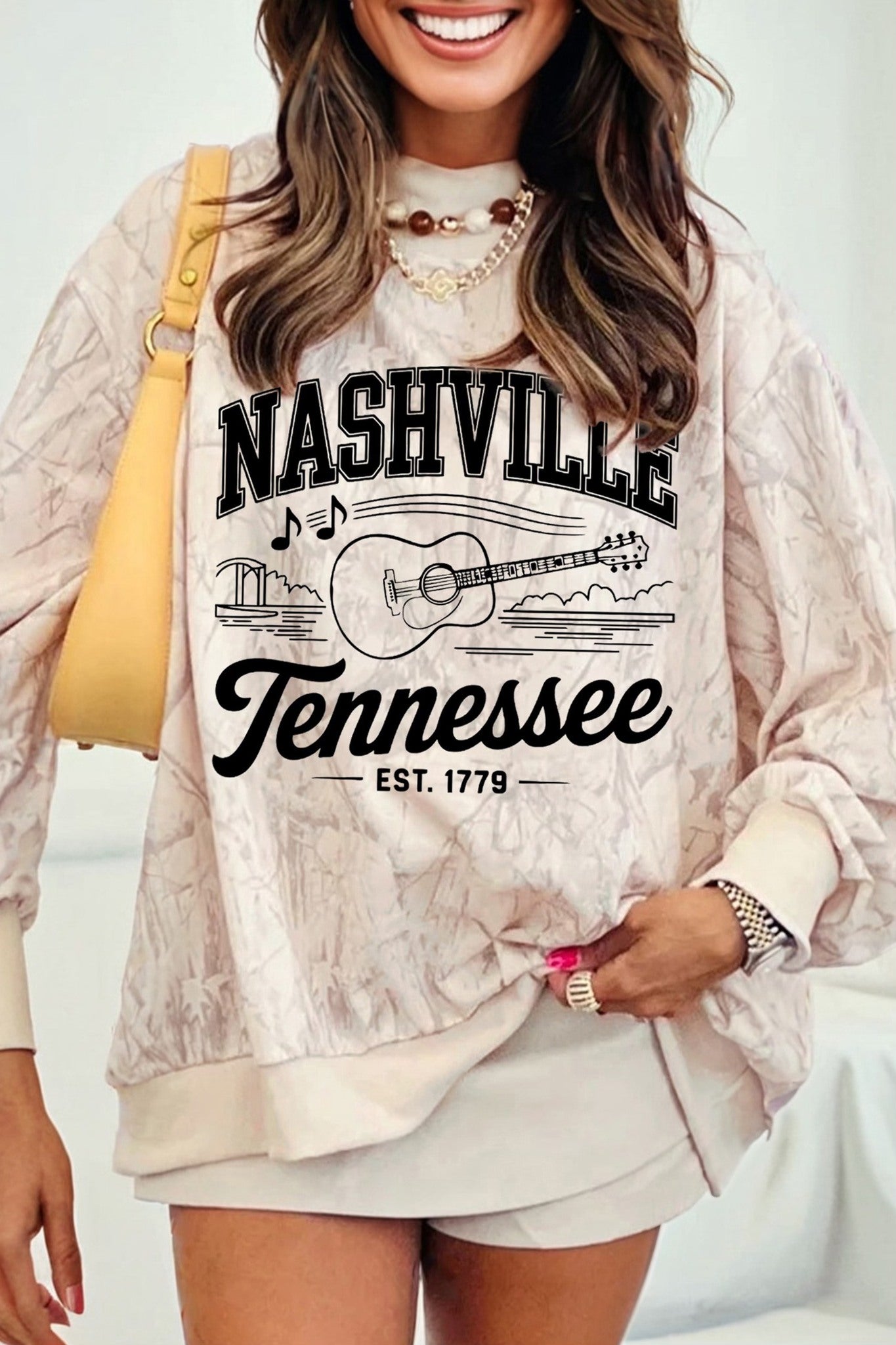 Vintage Nashville Camo Sweatshirt