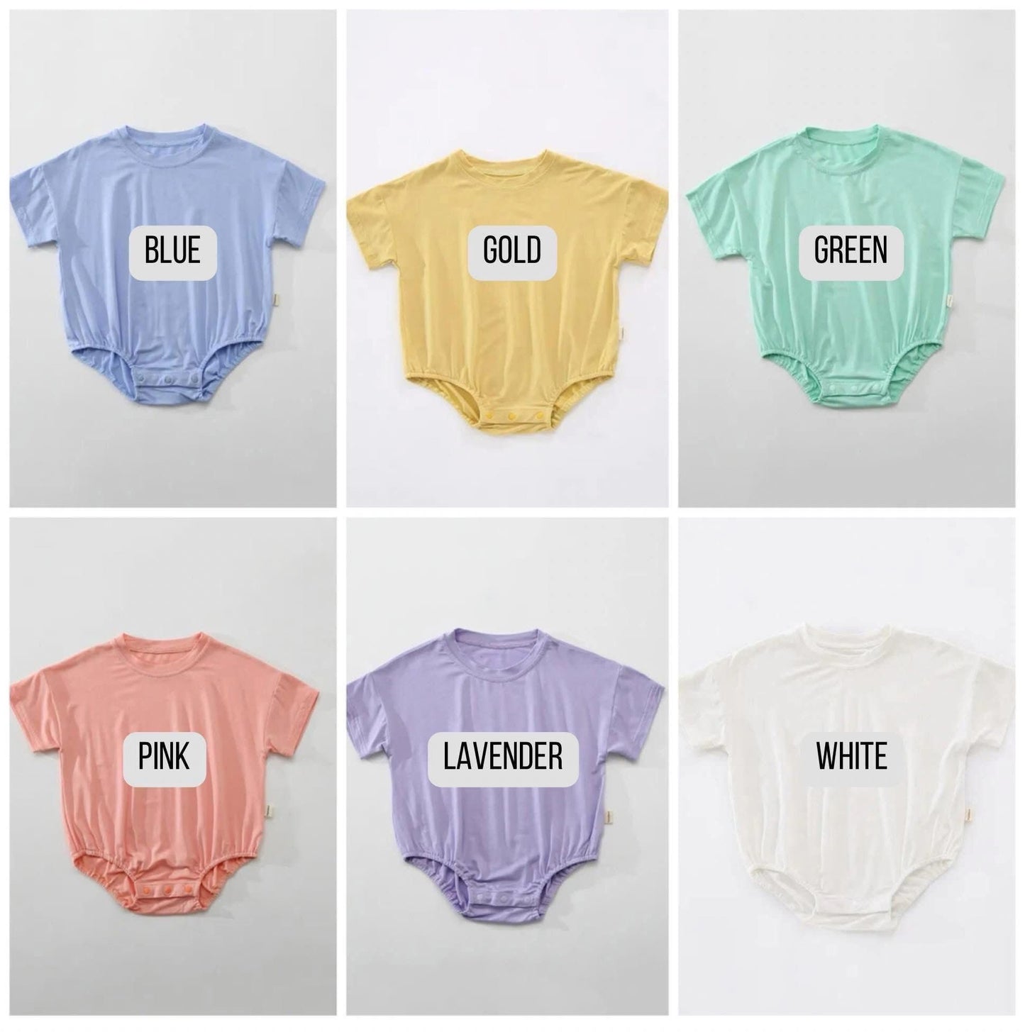 Custom Name Bubbles and Short Sets