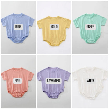Custom Name Bubbles and Short Sets