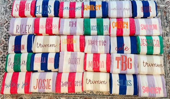Personalized Beach Towels
