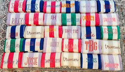 Personalized Beach Towels