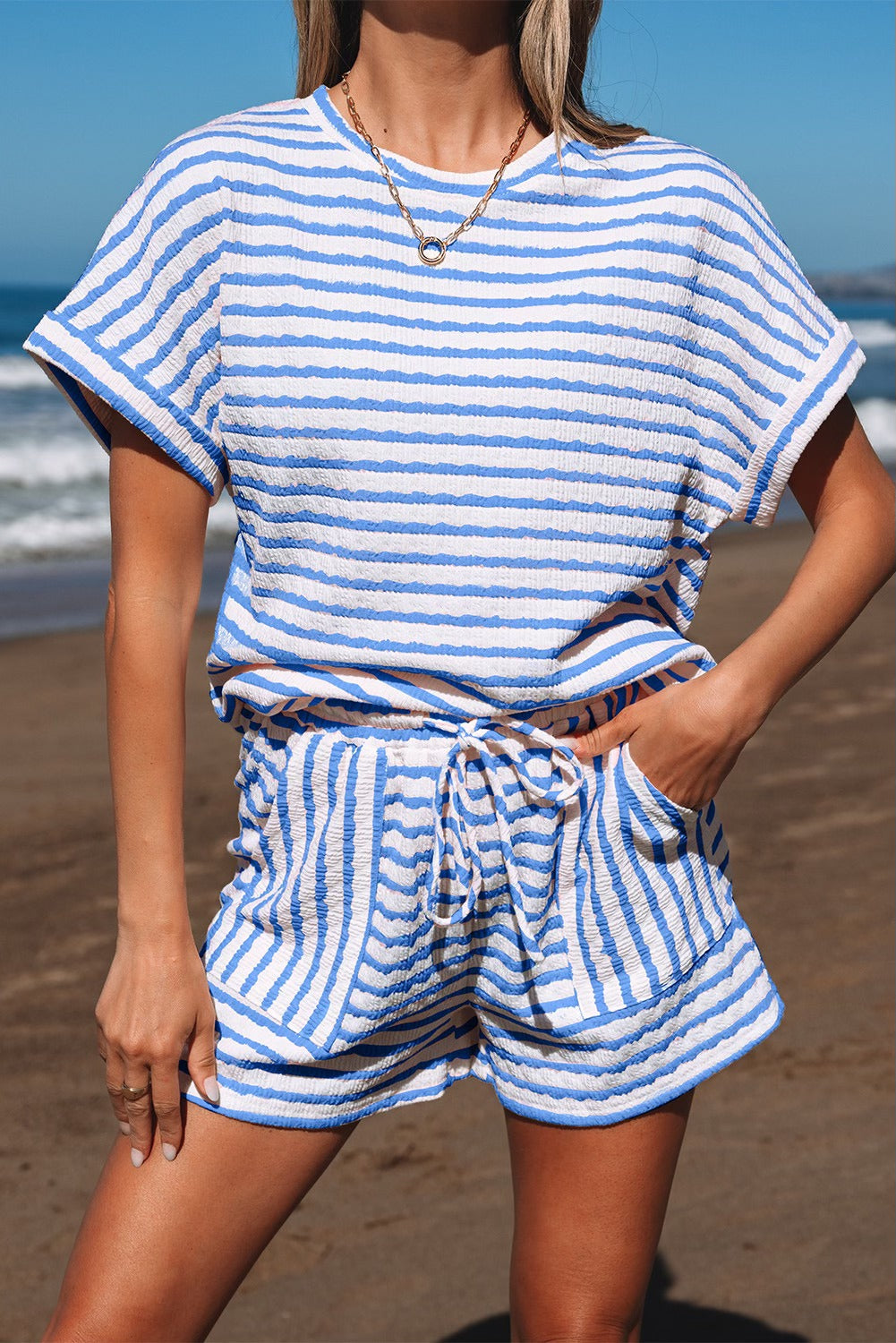 Stripe Knitted Set