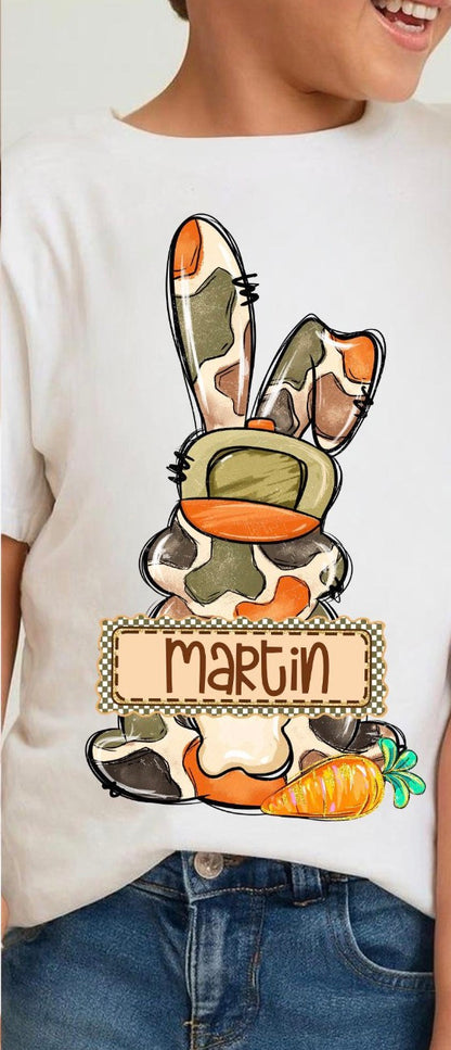 Easter Bunny with name boy