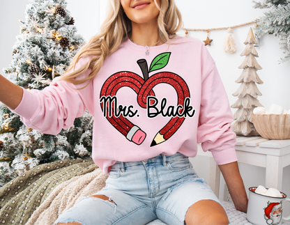 Custom Teacher Valentine’s Tee