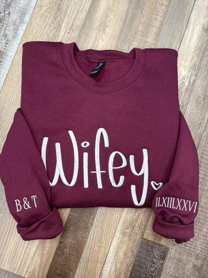 Wifey - Embroidered