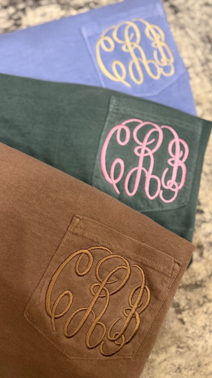Monogram Pocket Tee