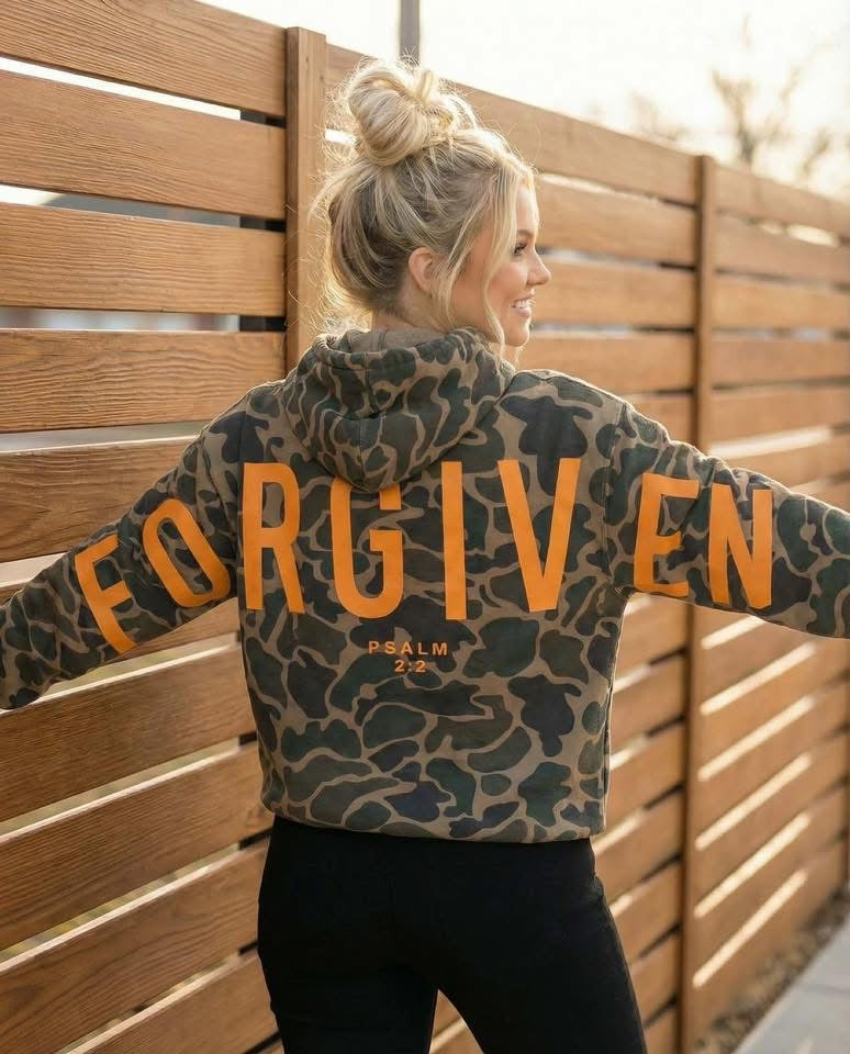 Camo Hoodie- FORGIVEN