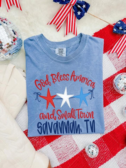 God bless america and small town USA custom