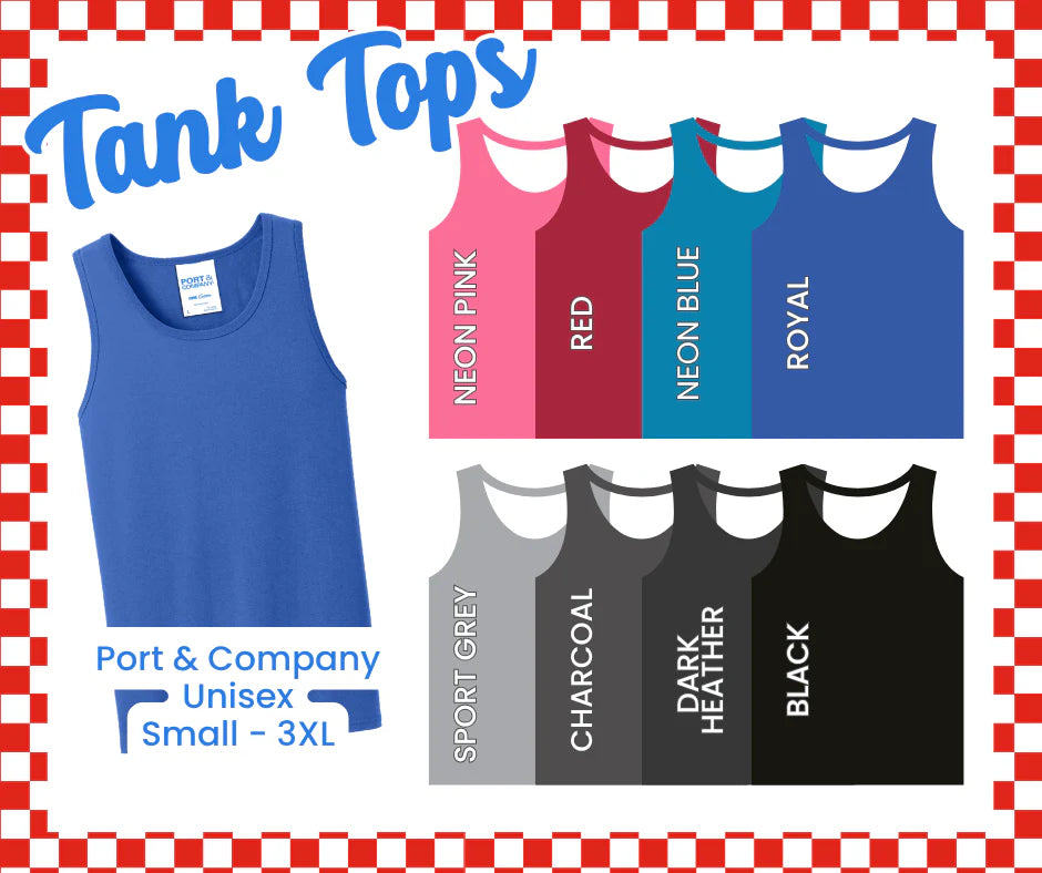 USA Tank Tops- Multiple Designs