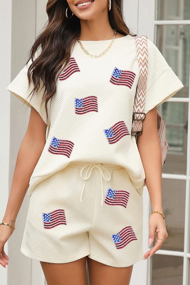 Sequin Flag Set