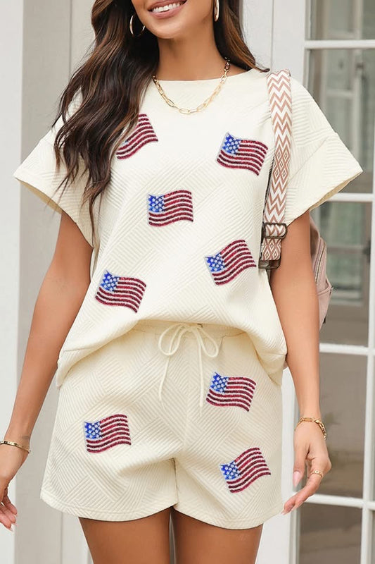 Sequin Flag Set