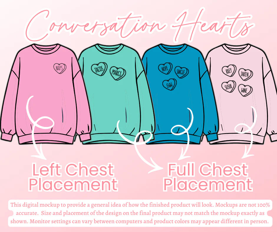 Custom Conversation Hearts