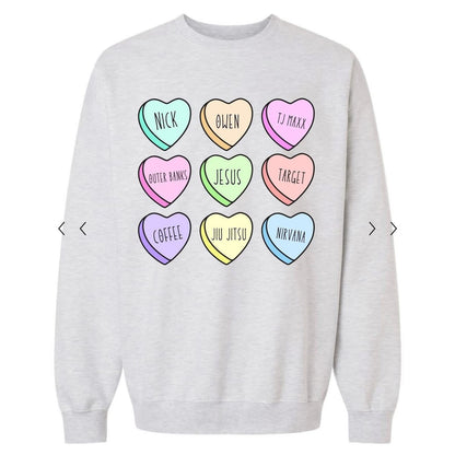 Customizable Valentine Hearts