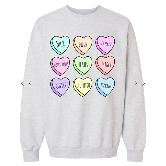 Customizable Valentine Hearts